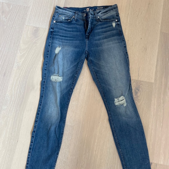 7 for All Mankind ankle skinny - Picture 2 of 3